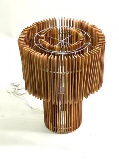  Campana Brothers Rare Wood Lamp Art Object Table Lamp by the Campana Brothers - 4116834