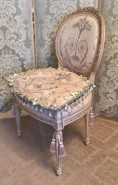 Cannell Chaffin Vintage Cannell Chaffin Louis XVI Style Vanity Chair - 2039512