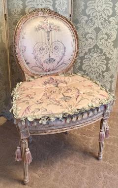  Cannell Chaffin Vintage Cannell Chaffin Louis XVI Style Vanity Chair - 2039513