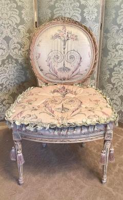  Cannell Chaffin Vintage Cannell Chaffin Louis XVI Style Vanity Chair - 2039520