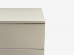  Cappellini Guilio Cappelini Cream Matte Lacquer Highboy Italy 2010s - 4316654