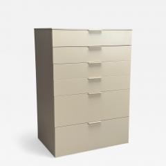  Cappellini Guilio Cappelini Cream Matte Lacquer Highboy Italy 2010s - 4319303
