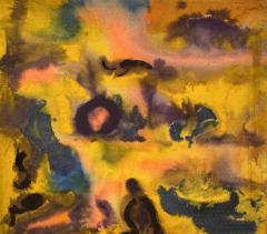  Carl A Alexander Yellow Purple and Blue ca 1950 70s - 2913056