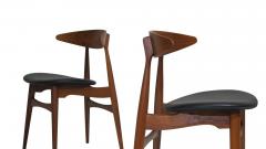  Carl Hansen Son Hans J Wegner Danish Teak Dining Chairs CH 33 for Carl Hansen - 3203100