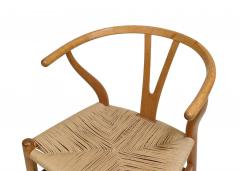  Carl Hansen Son Pair of Hans Wegner Wishbone Danish Dining Chairs CH 24 - 3156055