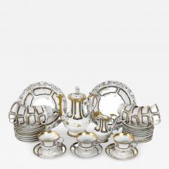  Carl Tielsch Co Antique Porcelain Tea Set for 11 Person by Carl Tielsch - 3170594