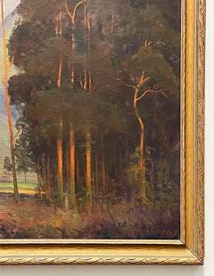  Carl de Courcey Large 1929 Carl de Courcey Ohio Landscape Oil Painting - 3574493