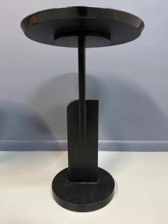  Carlo Malnati Carlo Malnati Style Post Modern Side Tables with Inlay Wood Tops - 4126617