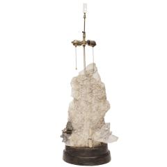  Carole Stupell Ltd Carole Stupell Exceptional Quartz Slab Table Lamp 1950s - 2852050