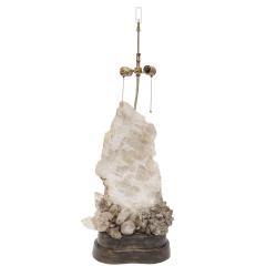  Carole Stupell Ltd Carole Stupell Exceptional Quartz Slab Table Lamp 1950s - 2852051