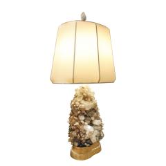  Carole Stupell Ltd Carole Stupell Extraordinary Quartz Crystal Table Lamp 1950s - 610461