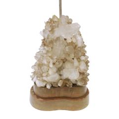  Carole Stupell Ltd Carole Stupell Iconic Lamp with Quartz Crystals 1940s - 972352