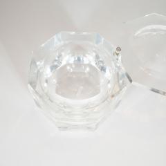  Carole Stupell Ltd Midcentury Faceted Swivel Top Lucite Octagon Ice Bucket by Carole Stupell - 1560904