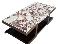  Carrocel Interiors Carrocel Custom Modern Marble Top Cocktail Table - 3486339