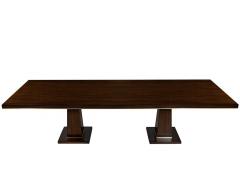  Carrocel Interiors Carrocel Custom Walnut Dining Table with Brass Details - 2982205