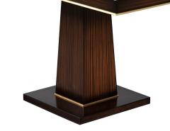  Carrocel Interiors Carrocel Custom Walnut Dining Table with Brass Details - 2982208