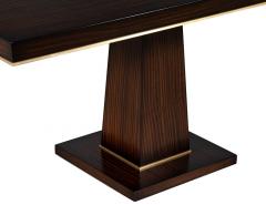  Carrocel Interiors Carrocel Custom Walnut Dining Table with Brass Details - 2982209