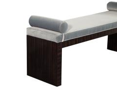  Carrocel Interiors Custom Art Deco Inspired Modern Macassar Bench by Carrocel - 2680893