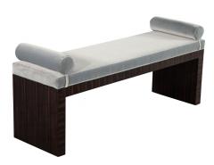  Carrocel Interiors Custom Art Deco Inspired Modern Macassar Bench by Carrocel - 2680896