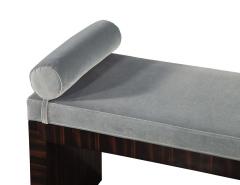  Carrocel Interiors Custom Art Deco Inspired Modern Macassar Bench by Carrocel - 2680897