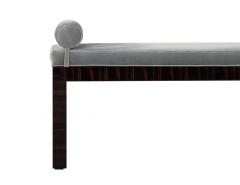  Carrocel Interiors Custom Art Deco Inspired Modern Macassar Bench by Carrocel - 2680899