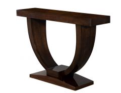  Carrocel Interiors Custom Art Deco Inspired Modern Walnut Console Table - 2981545