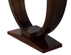  Carrocel Interiors Custom Art Deco Inspired Modern Walnut Console Table - 2981547