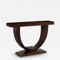  Carrocel Interiors Custom Art Deco Inspired Modern Walnut Console Table - 2983102