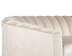  Carrocel Interiors Custom Curved Channel Back Sofa by Carrocel - 2816903