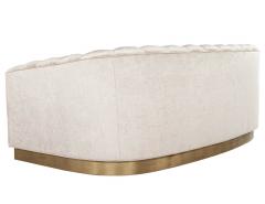  Carrocel Interiors Custom Curved Channel Back Sofa by Carrocel - 2816906