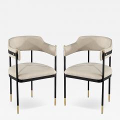  Carrocel Interiors Custom Curved Modern Dining Chairs - 3489291