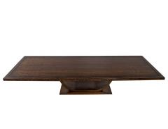  Carrocel Interiors Custom Handcrafted Modern Art Deco Walnut Dining Table - 2678436