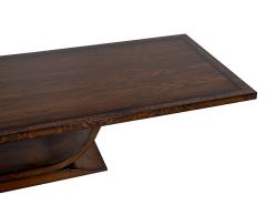  Carrocel Interiors Custom Handcrafted Modern Art Deco Walnut Dining Table - 2678439