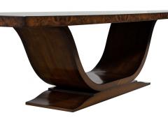  Carrocel Interiors Custom Handcrafted Modern Art Deco Walnut Dining Table - 2678446