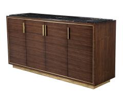  Carrocel Interiors Custom Macassar Marble Top Credenza Buffet Cassara by Carrocel - 4428778