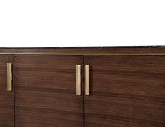  Carrocel Interiors Custom Macassar Marble Top Credenza Buffet Cassara by Carrocel - 4428787