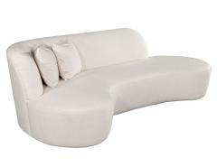  Carrocel Interiors Custom Mid Century Modern Kagan Inspired Curved Sofa Couch by Carrocel - 2757089