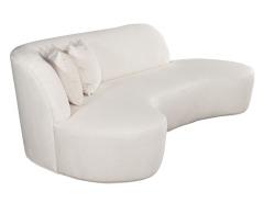  Carrocel Interiors Custom Mid Century Modern Kagan Inspired Curved Sofa Couch by Carrocel - 2757090