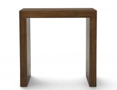  Carrocel Interiors Custom Minimalist Walnut Waterfall Side Table - 4792879