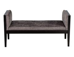  Carrocel Interiors Custom Modern Black Lacquered Bench - 2680863