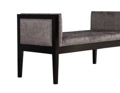  Carrocel Interiors Custom Modern Black Lacquered Bench - 2680868