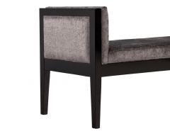  Carrocel Interiors Custom Modern Black Lacquered Bench - 2680870