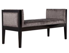  Carrocel Interiors Custom Modern Black Lacquered Bench - 2680871