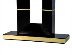  Carrocel Interiors Custom Modern Black Lacquered Console Table by Carrocel - 1830516