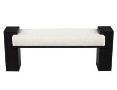  Carrocel Interiors Custom Modern Black Oak Bench - 3906775