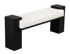  Carrocel Interiors Custom Modern Black Oak Bench - 3906776