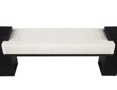  Carrocel Interiors Custom Modern Black Oak Bench - 3906778