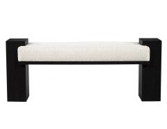  Carrocel Interiors Custom Modern Black Oak Bench - 3906780