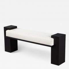  Carrocel Interiors Custom Modern Black Oak Bench - 3908785