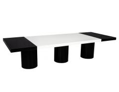  Carrocel Interiors Custom Modern Black and White Dining Table by Carrocel - 1656508